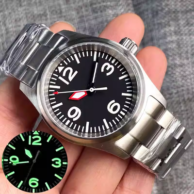 Tandorio Men's watches 36mm dial NH35A mechanical movt 20bar luminous causal business wristwatch T108