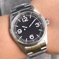 Tandorio Men's watches 36mm dial NH35A mechanical movt 20bar luminous causal business wristwatch T108 - Thumbnail 6