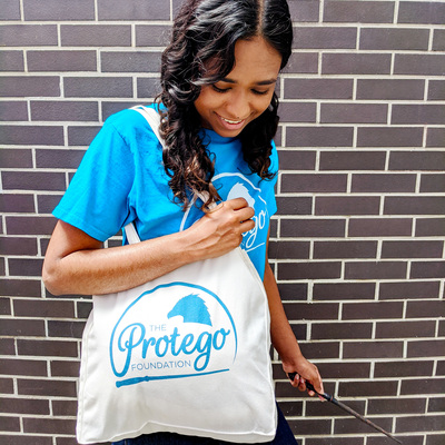 Protego logo eco tote bag 