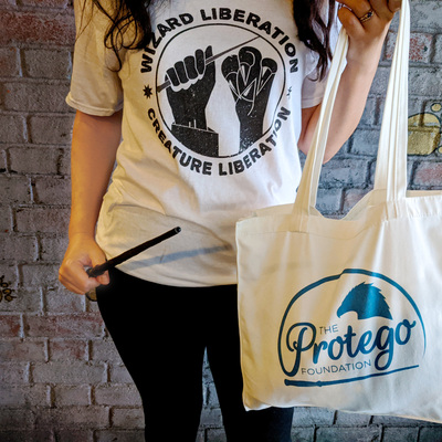Protego logo eco tote bag 