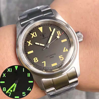 Tandorio Mens watches 36mm dial NH35A mechanical movt 20bar luminous causal business wristwatch T108 - Thumbnail 1