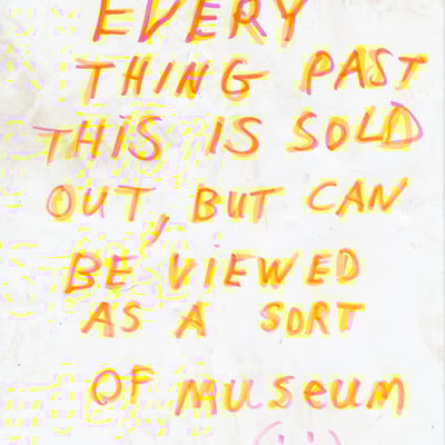 Everything past this is sold out