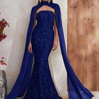 Mock Neck Cloak Sleeve Sequin Formal Dress,Simple Prom Dresses,2024 Cheap Evening Dresses,1667  - Thumbnail 5