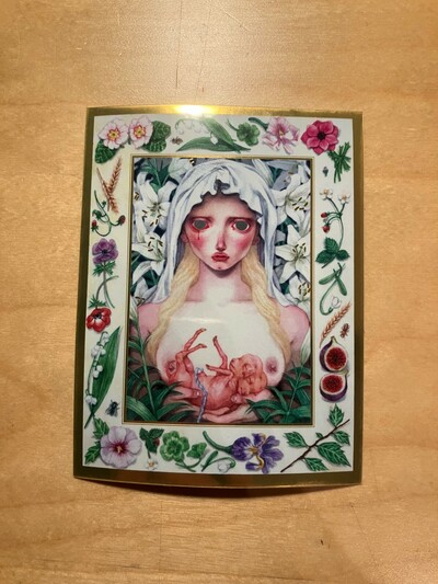Virgin mary stickers