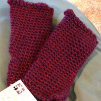 Custom Order Wrist Warmer: Ruffled Cuff - Thumbnail 2