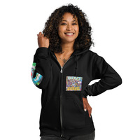 MW with doubleDRNFX Unisex Hoodie (black/white) - Thumbnail 1