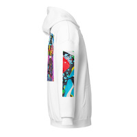 MW with doubleDRNFX Unisex Hoodie (black/white) - Thumbnail 4