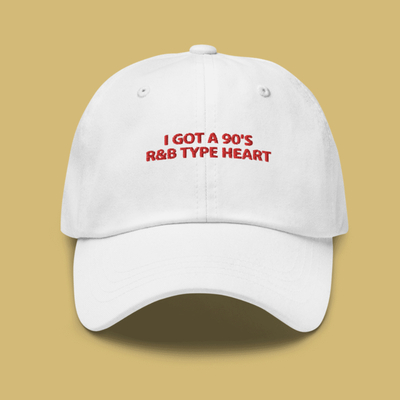 Free Shipping-I GOT A 90'S R&B TYPE HEART CAP