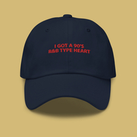 Free Shipping-I GOT A 90'S R&B TYPE HEART CAP - Thumbnail 2