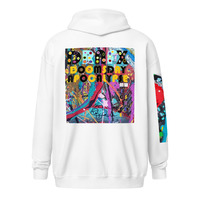 MW with doubleDRNFX Unisex Hoodie (black/white) - Thumbnail 5