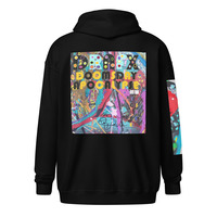 MW with doubleDRNFX Unisex Hoodie (black/white) - Thumbnail 8