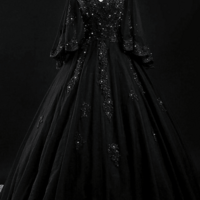 Beautiful Tulle with Lace Applique Beaded Sweet 16 Dress, V Neckline Long Formal Dress KPP1644 - Thumbnail 1