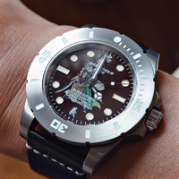 General Kwan Yu Mens watches 40mm case titanium alloy automatic mechanical movt 20bar luminous causal business wristwatch  - Thumbnail 1