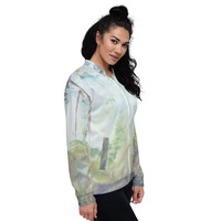 Unisex Bomber Jacket - Tiding - Thumbnail 4