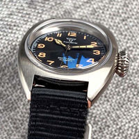 Tandorio Mens watches 36mm dial NH35A mechanical movt 20bar luminous causal business wristwatch T110 - Thumbnail 5