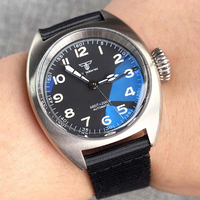 Tandorio Mens watches 36mm dial NH35A mechanical movt 20bar luminous causal business wristwatch T110 - Thumbnail 1