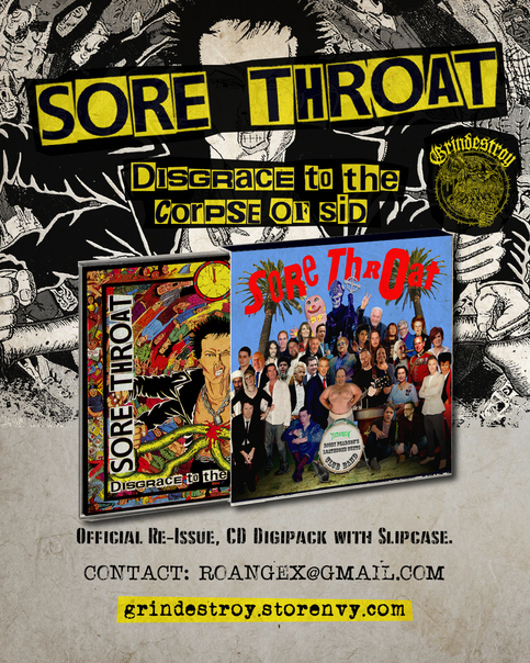 Sore Throat “Disgrace to the corpse of Sid” Digipack with Slipcase