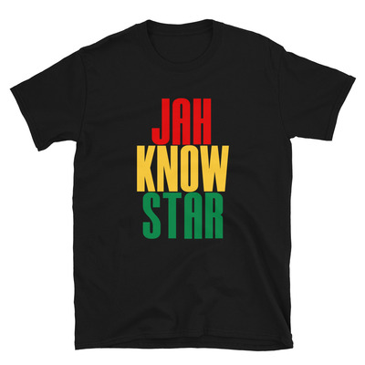 Jah know star - short-sleeve unisex t-shirt