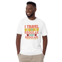 I Travel Regular, Very Regular - Short-Sleeve Unisex T-Shirt - Thumbnail 2