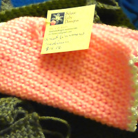 Custom Wrist Warmers: 2-Color with Ruffled Cuff - Thumbnail 1