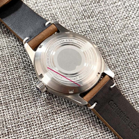 Customized Tandorio Mens watches 39mm dial pilot NH35A PT5000 mechanical movt 20bar luminous causal retro wristwatch T111 - Thumbnail 2