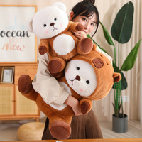 Undercover Teddy Bear In Capybara Plush Toys - Thumbnail 2