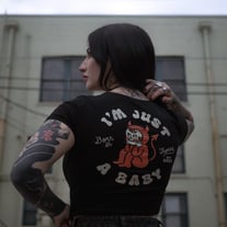 I'm Just a Baby ( CROP OR TEE)