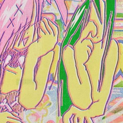 Yearning risograph print