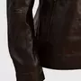 BROWN LEATHER JACKET-2