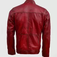 WAXED BURGUNDY JACKET - Thumbnail 1