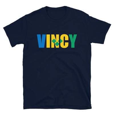 Vincy (st. vincent) - short-sleeve unisex t-shirt