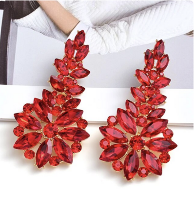 Rhinestone Drop Earrings