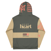Just Heart Hunted sublimated unisex hoodie - Thumbnail 1