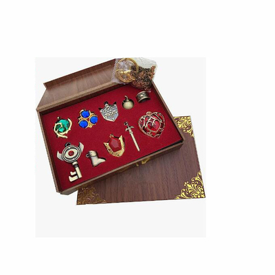 Styled the legend of zelda twilight princess & hylian shield & master sword finest collection sets keychain/necklace/jewelry series