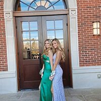 Light Blue Sequins 2024 Prom Dresses V Neck Mermaid Formal Dress With Slit - Thumbnail 2