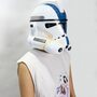 PVC Material SW Mando Helmet Sith Jet Troopers Darth Vader Clone Troopers Helmet Full Head Mask Collectible-1