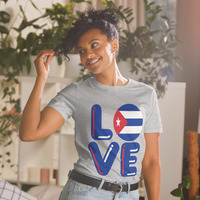 Love - Cuba - Short-Sleeve Unisex T-Shirt - Thumbnail 3