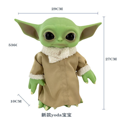 The collection the child collectible toy  10inch the mandalorian “baby yoda” force moment pose figure 