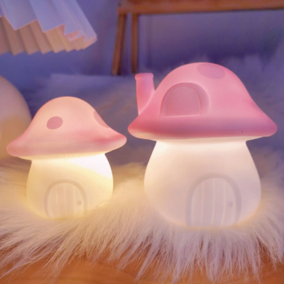 Cute mushroom night light