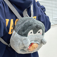 Cute Penguin Plush Backpack - Thumbnail 1