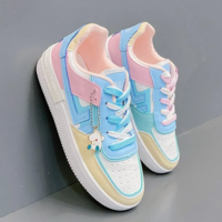 CUTE PASTEL COLOR SNEAKERS ( 1 PAIR FREE SOCKS AS COVER PIC ) - Thumbnail 2