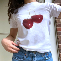 CHERRY BABY TEE - Thumbnail 2
