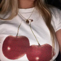 CHERRY BABY TEE - Thumbnail 3