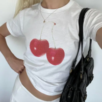 CHERRY BABY TEE - Thumbnail 4