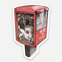 "Miyabori" 4-Sticker Set - Thumbnail 3