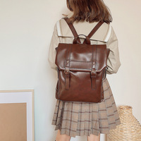 JK Vintage Leather Backpack - Thumbnail 1
