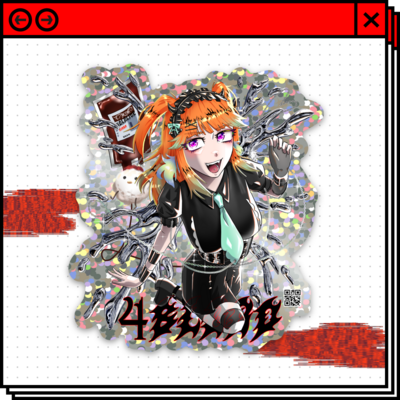Kiara 4blood glitter sticker! - Thumbnail 1