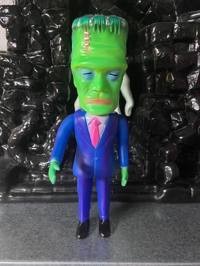 Business Monsters Frankenstein dark blue suit