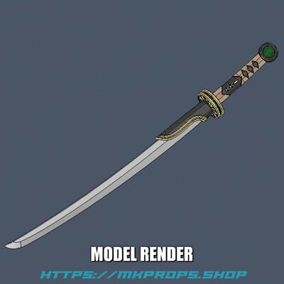 Raphtalia's vassal katana - rising of the shield hero - 3d printable stl files