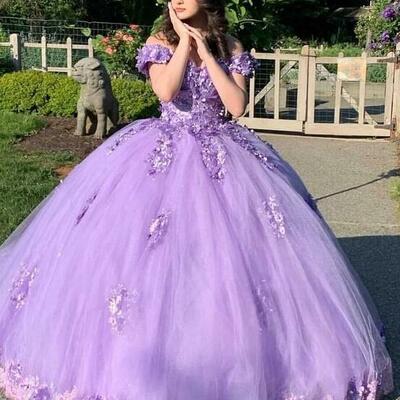 A-line floor length ball gown evening prom dress - Thumbnail 4